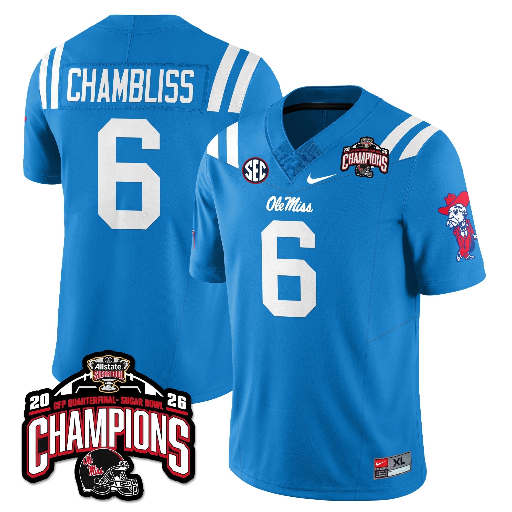 OMB Football Vapor Limited Jersey - Allstate Sugar Bowl Champions
