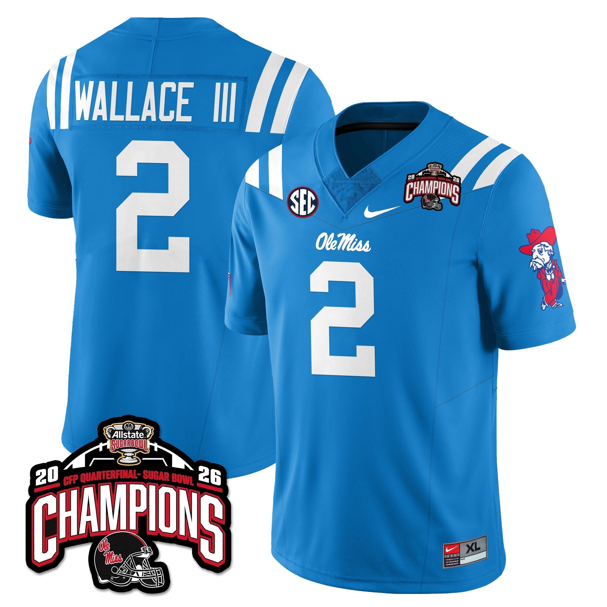 OMB Football Vapor Limited Jersey - Allstate Sugar Bowl Champions