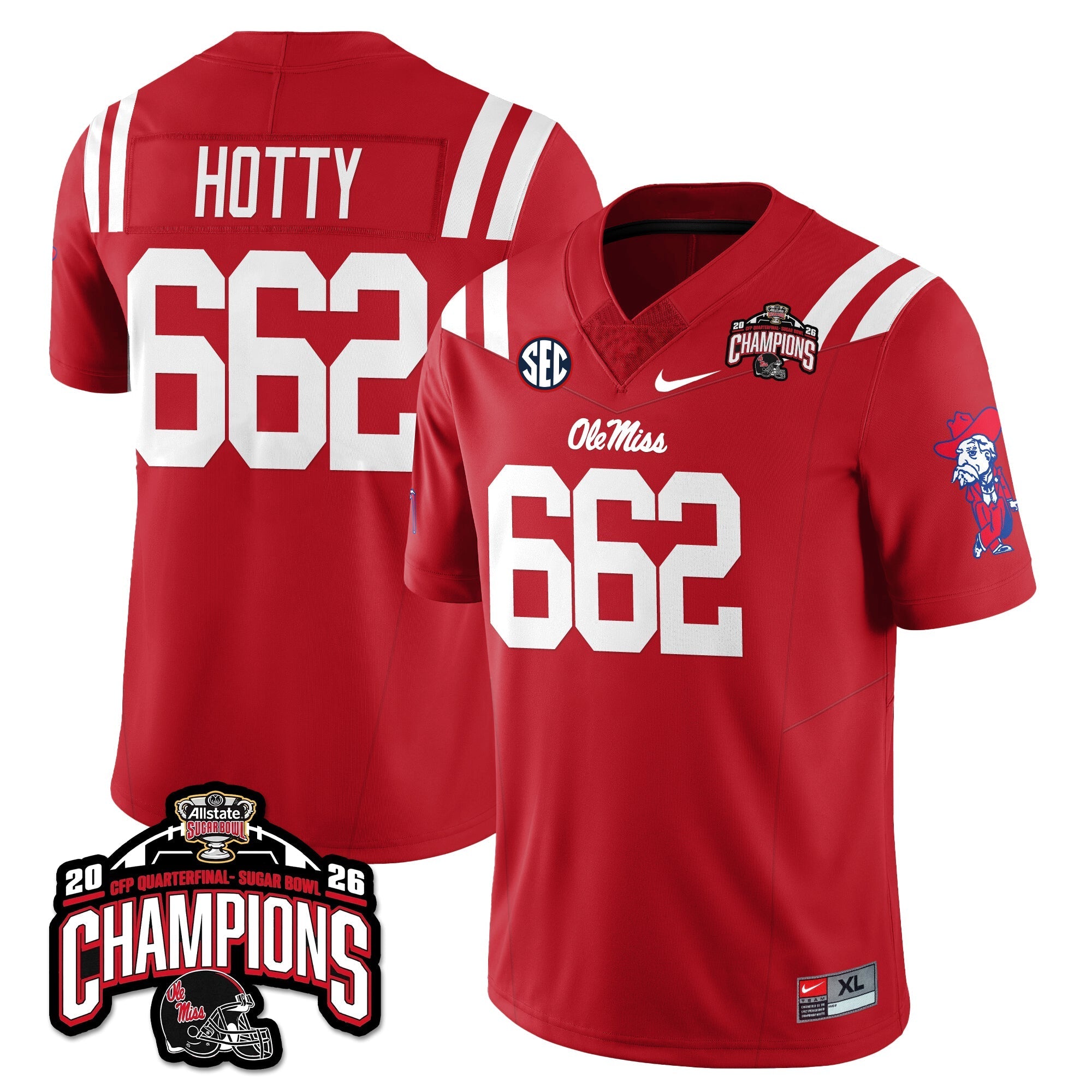 OMB Football Vapor Limited Jersey - Allstate Sugar Bowl Champions