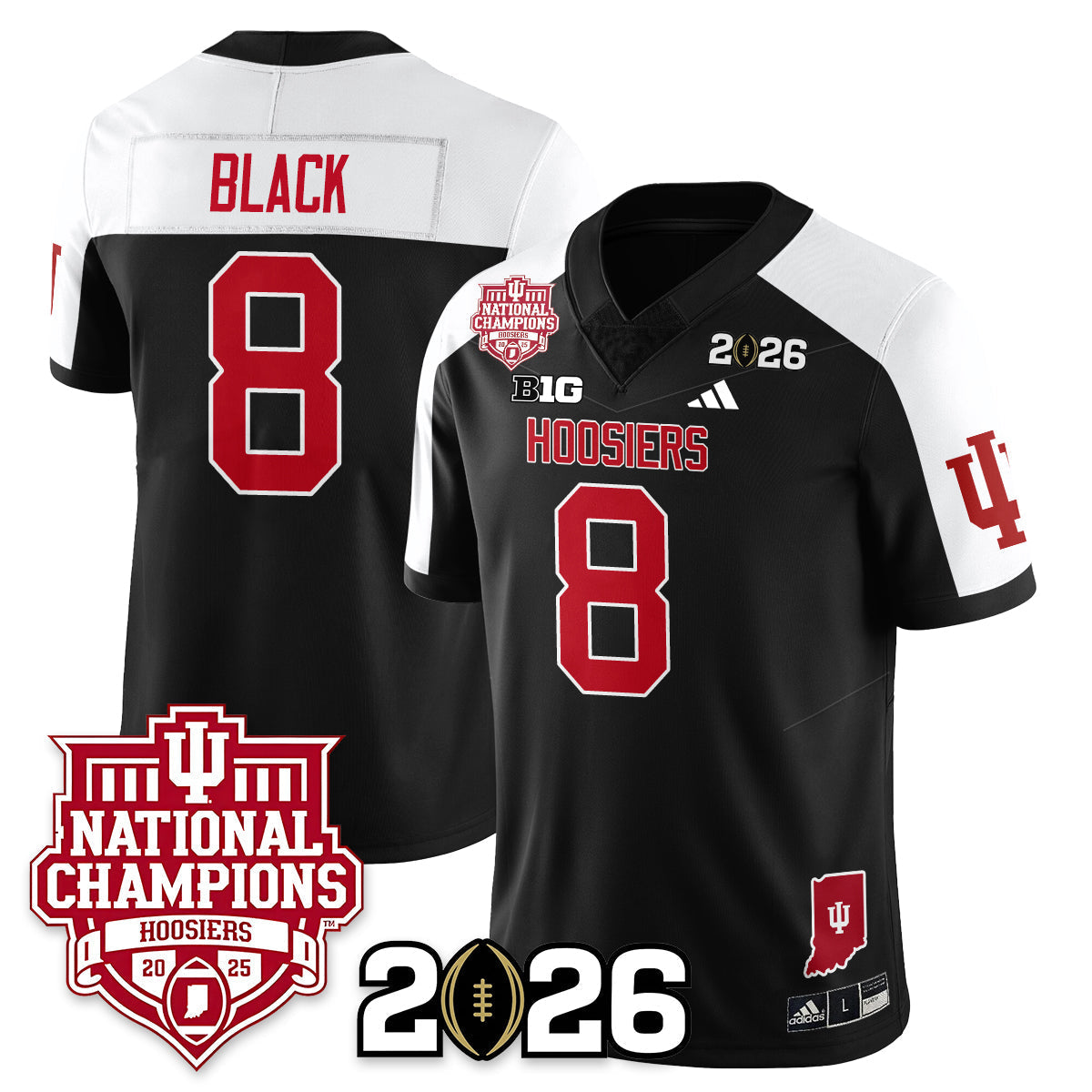 Indiana Hoosiers Vapor Limited Football Jersey - 2025 National Champions