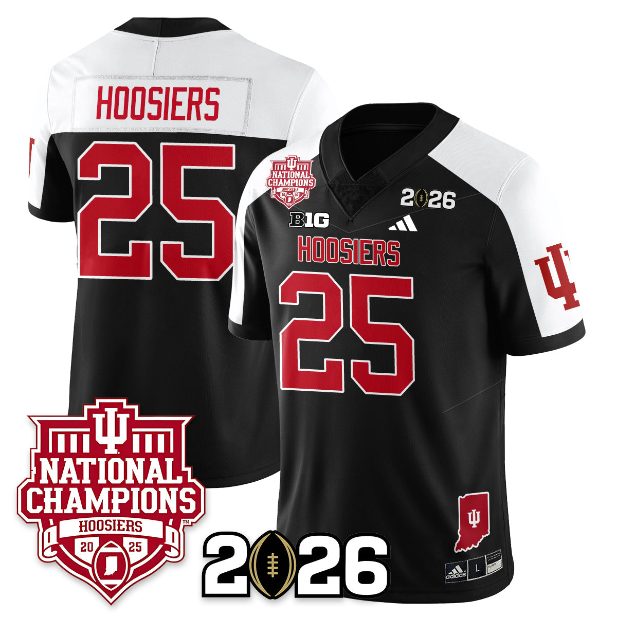 Indiana Hoosiers Vapor Limited Football Jersey - 2025 National Champions