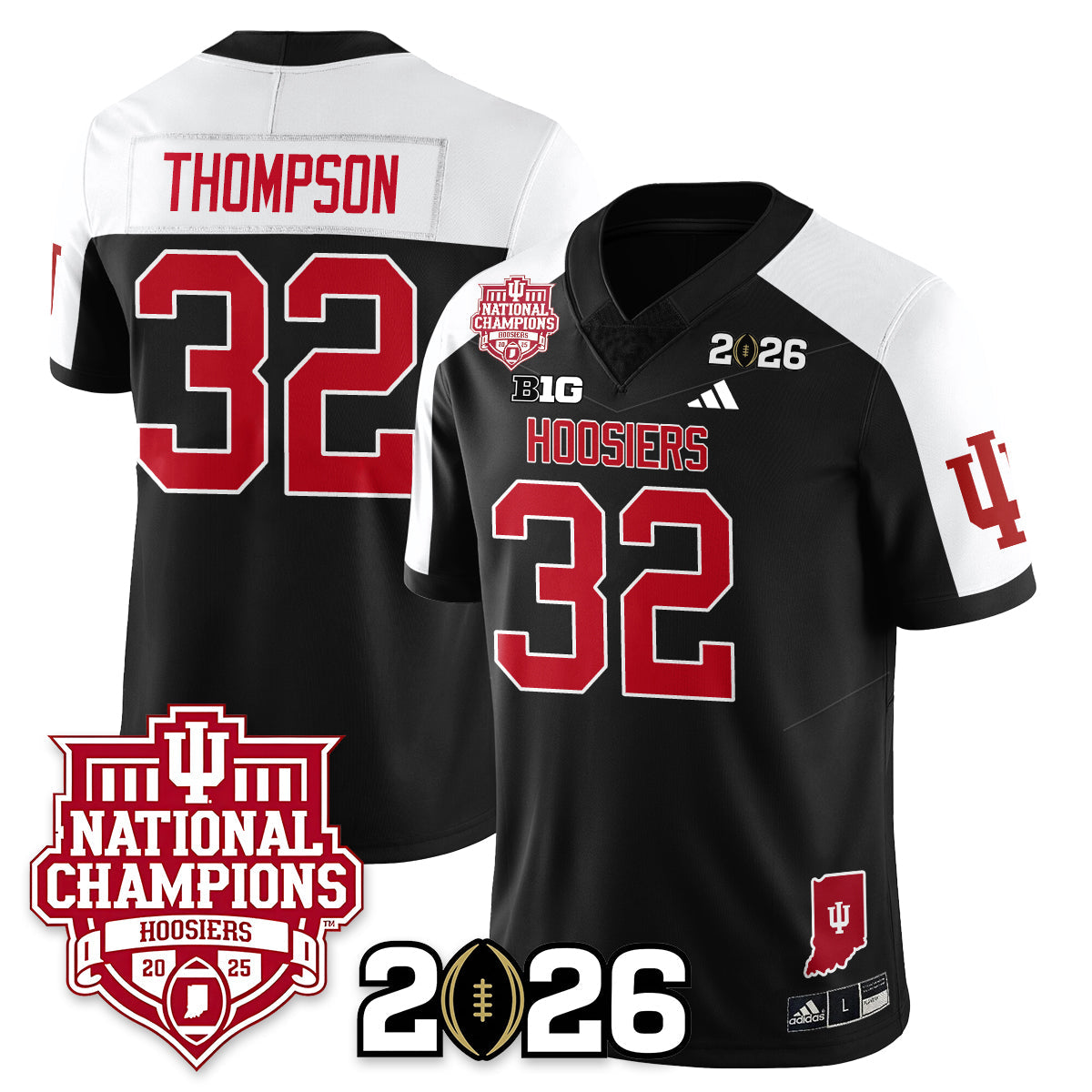 Indiana Hoosiers Vapor Limited Football Jersey - 2025 National Champions