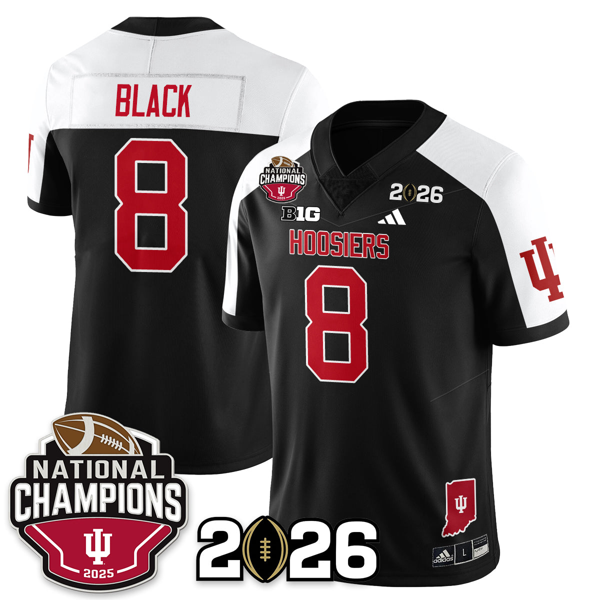 Indiana Hoosiers Vapor Limited Football Jersey V3 - 2025 National Champions