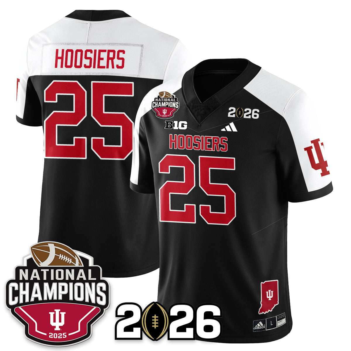 Indiana Hoosiers Vapor Limited Football Jersey V3 - 2025 National Champions