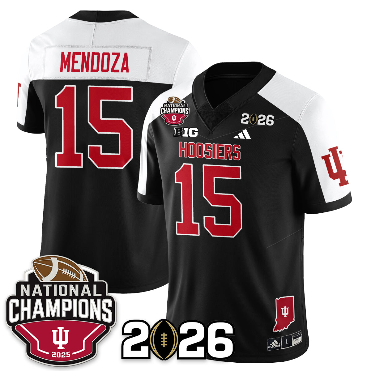 Indiana Hoosiers Vapor Limited Football Jersey V3 - 2025 National Champions