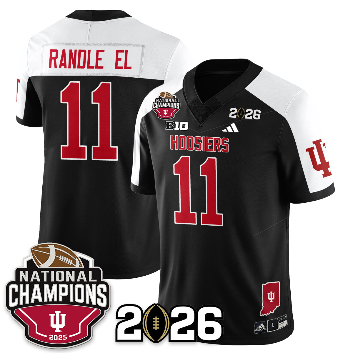Indiana Hoosiers Vapor Limited Football Jersey V3 - 2025 National Champions