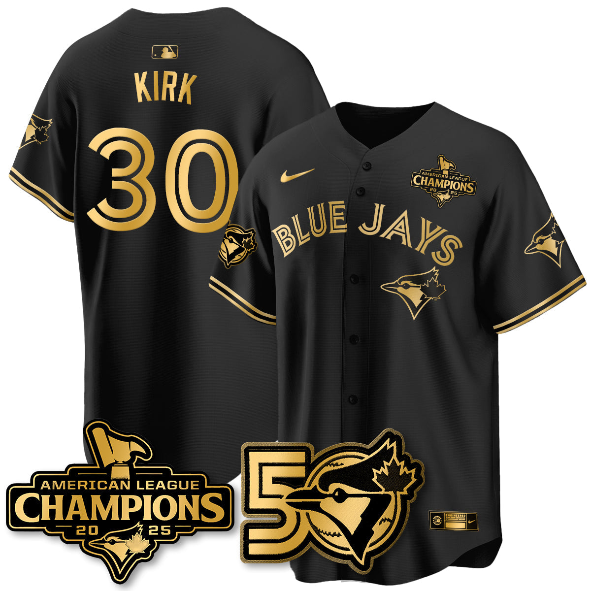 TOR 2025 American League Champions Vapor Limited Jersey - 50th Season - Stitched