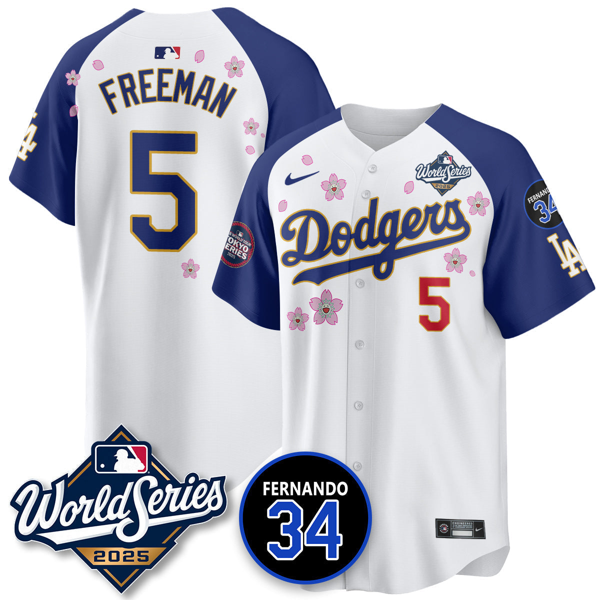 LAD Tokyo Series 2025 NL Champions Jersey - Stitched