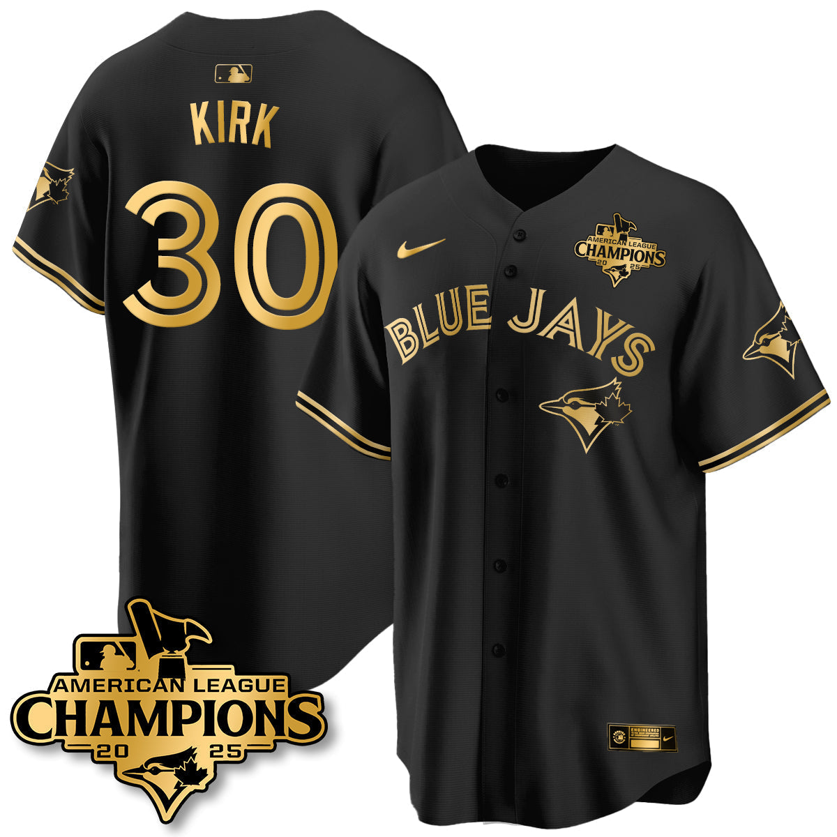 TOR 2025 American League Champions Jersey - Stitched