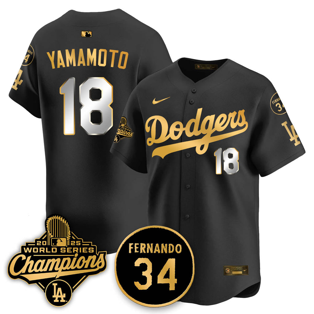 LAD 2025 World Series Champions Jersey - Stitched