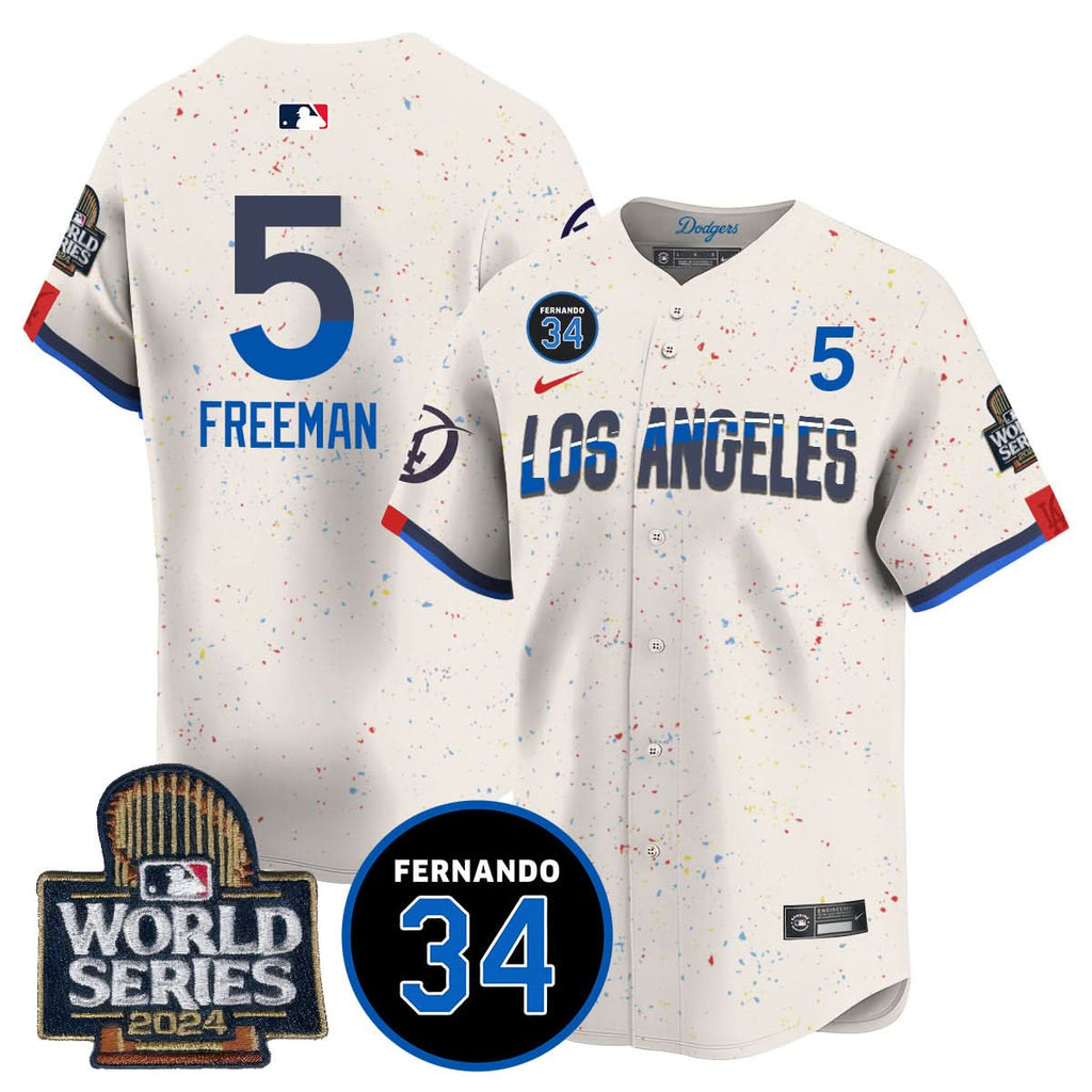 LAD Fernando Valenzuela Memorial Jersey - Stitched