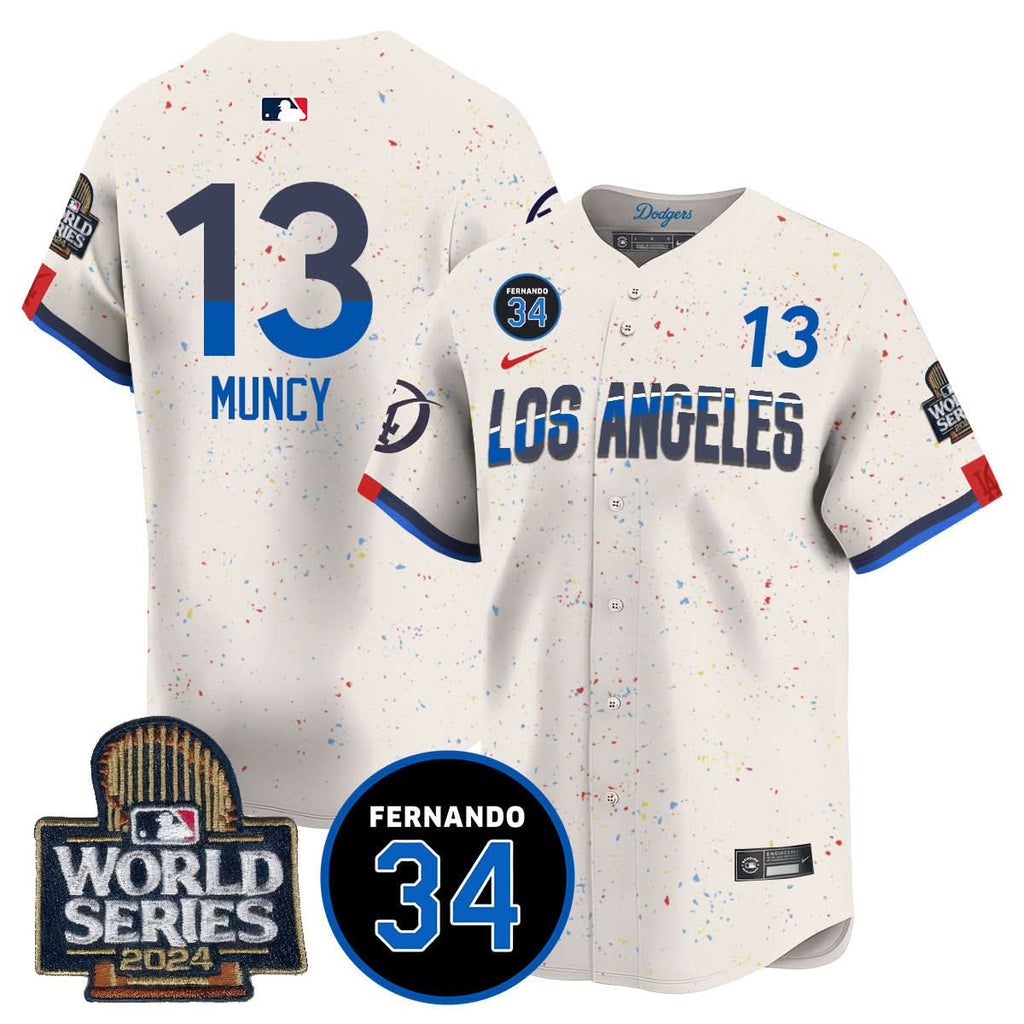 LAD Fernando Valenzuela Memorial Jersey - Stitched