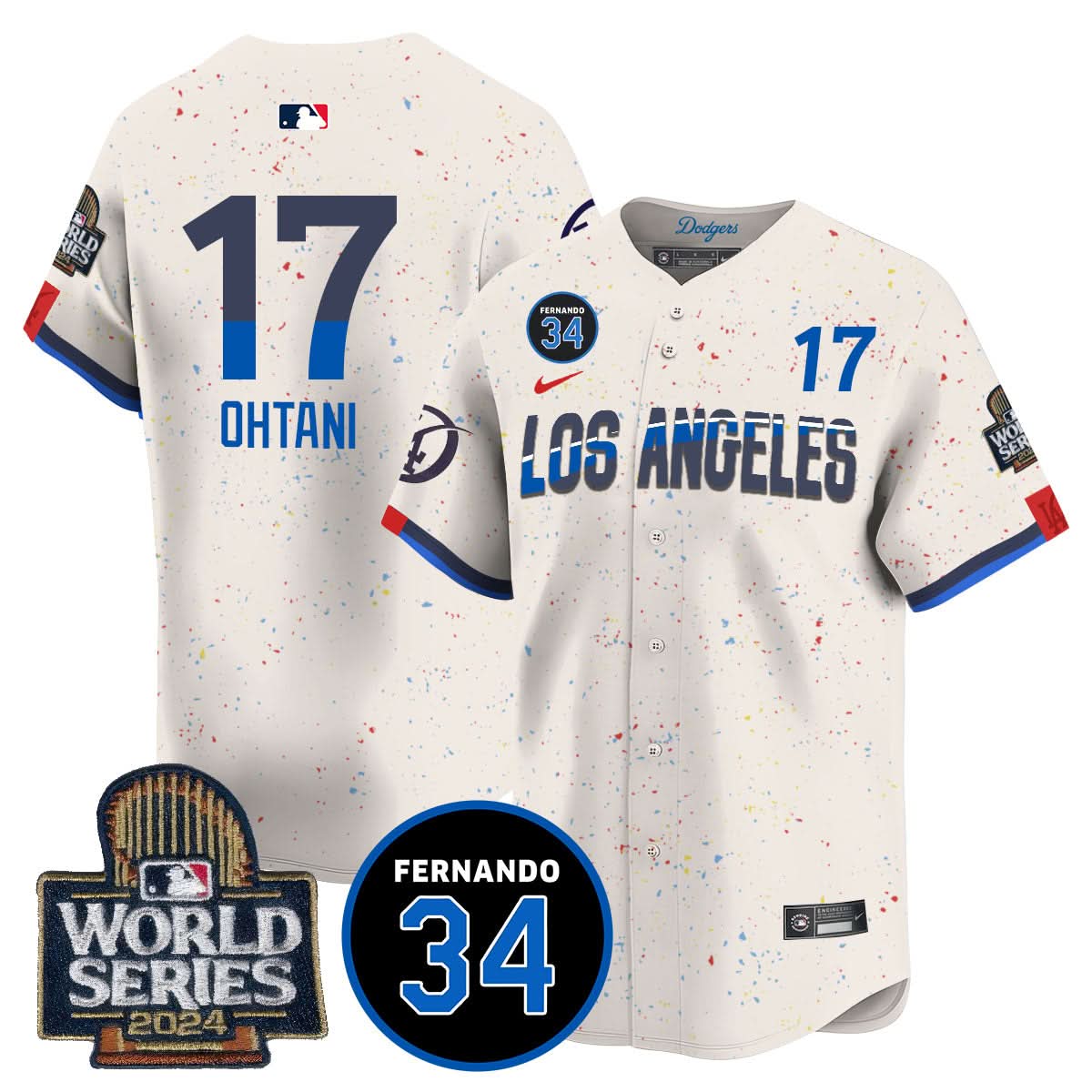 LAD Fernando Valenzuela Memorial Jersey - Stitched
