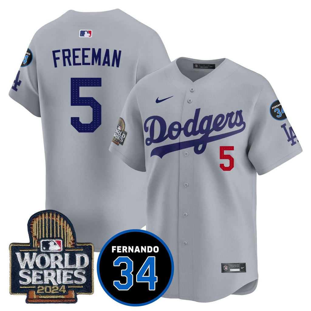 LAD Fernando Valenzuela Memorial Jersey - Stitched