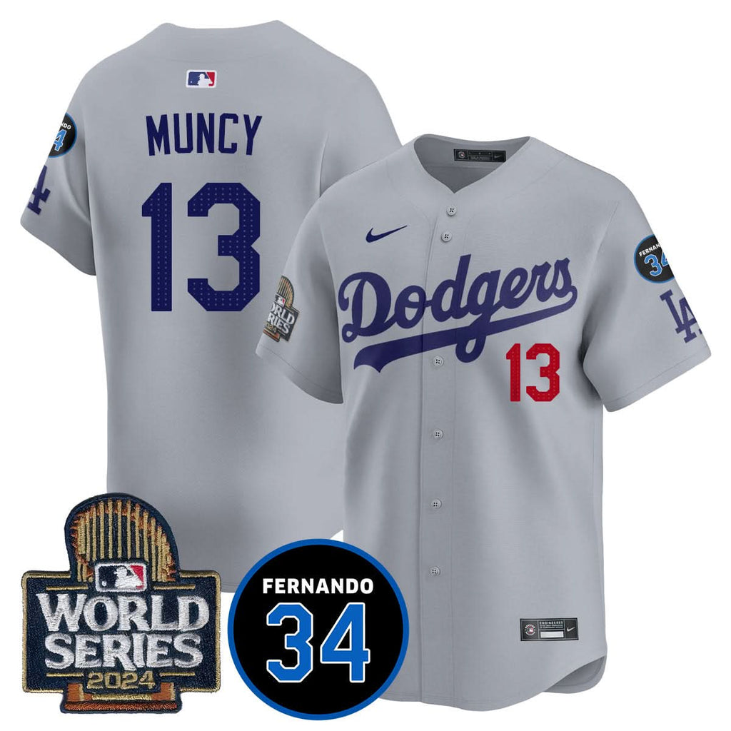 LAD Fernando Valenzuela Memorial Jersey - Stitched