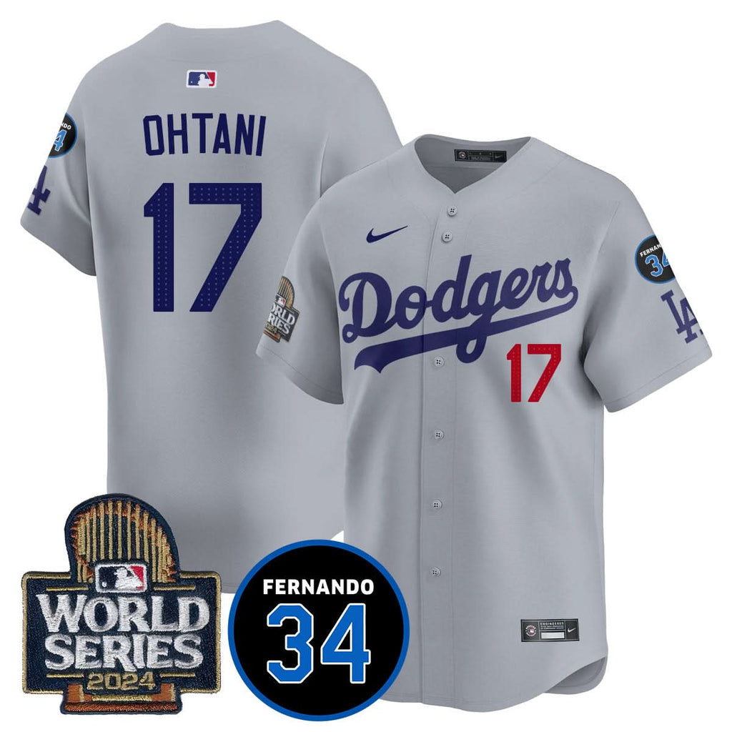 LAD Fernando Valenzuela Memorial Jersey - Stitched