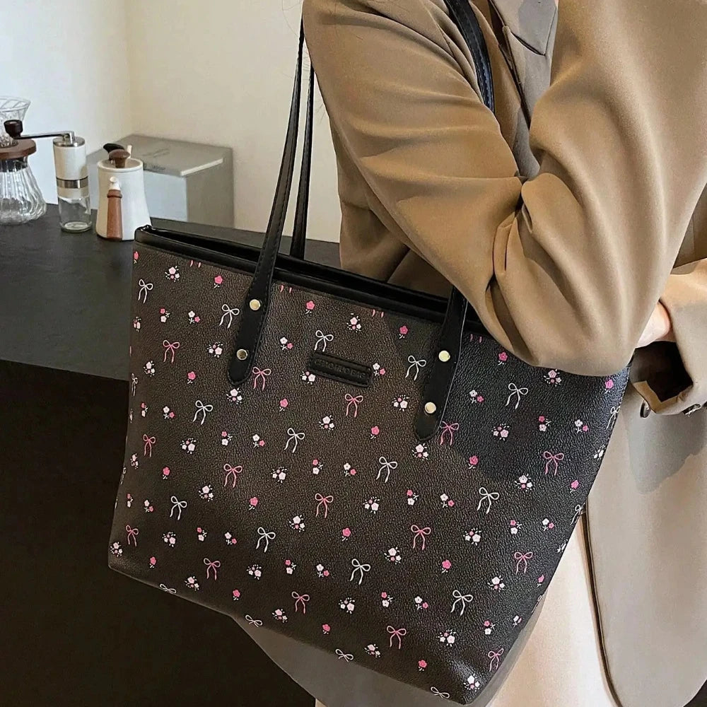 Women Tote Bag Fashion Underarm Pouch Large Capacity Soft Pu Leather Shoulder Bag Retro Crossbody Bag Casual Portable BucketBags