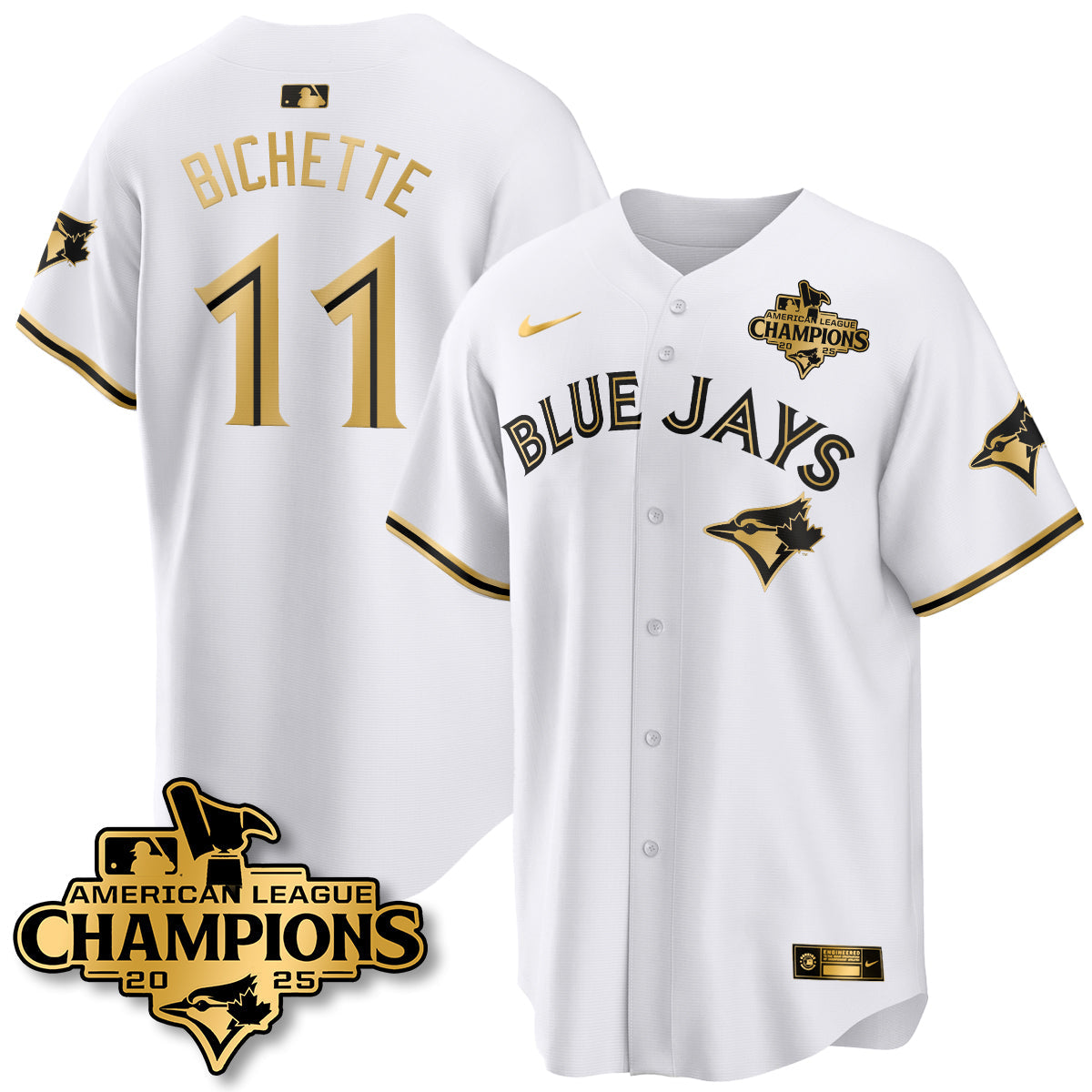 TOR 2025 American League Champions Jersey - Stitched