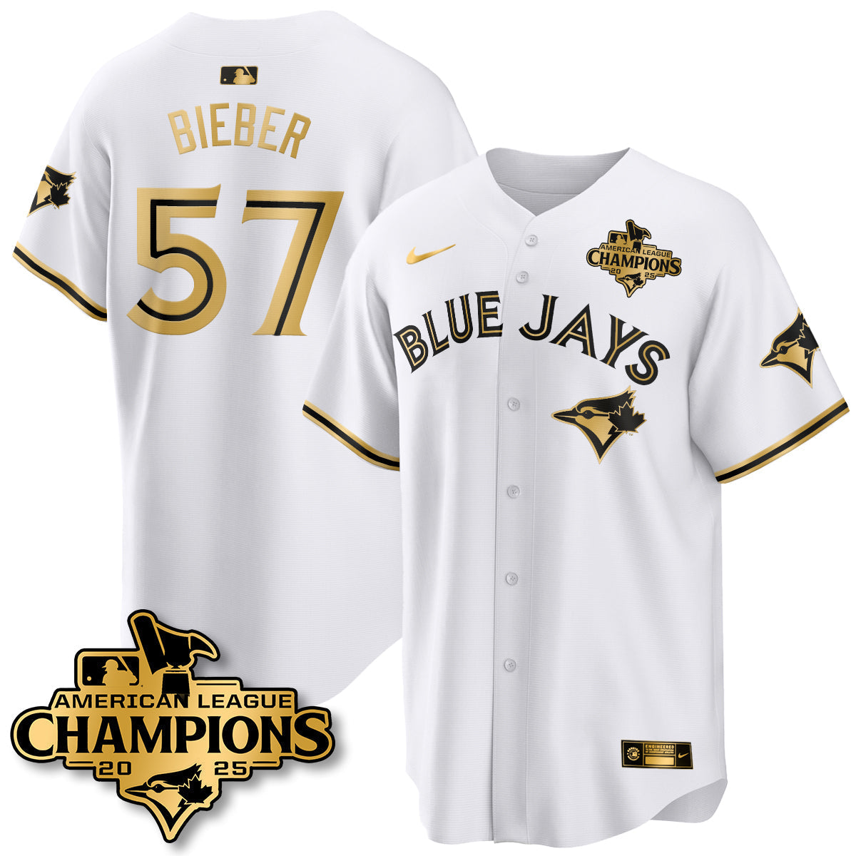TOR 2025 American League Champions Jersey - Stitched