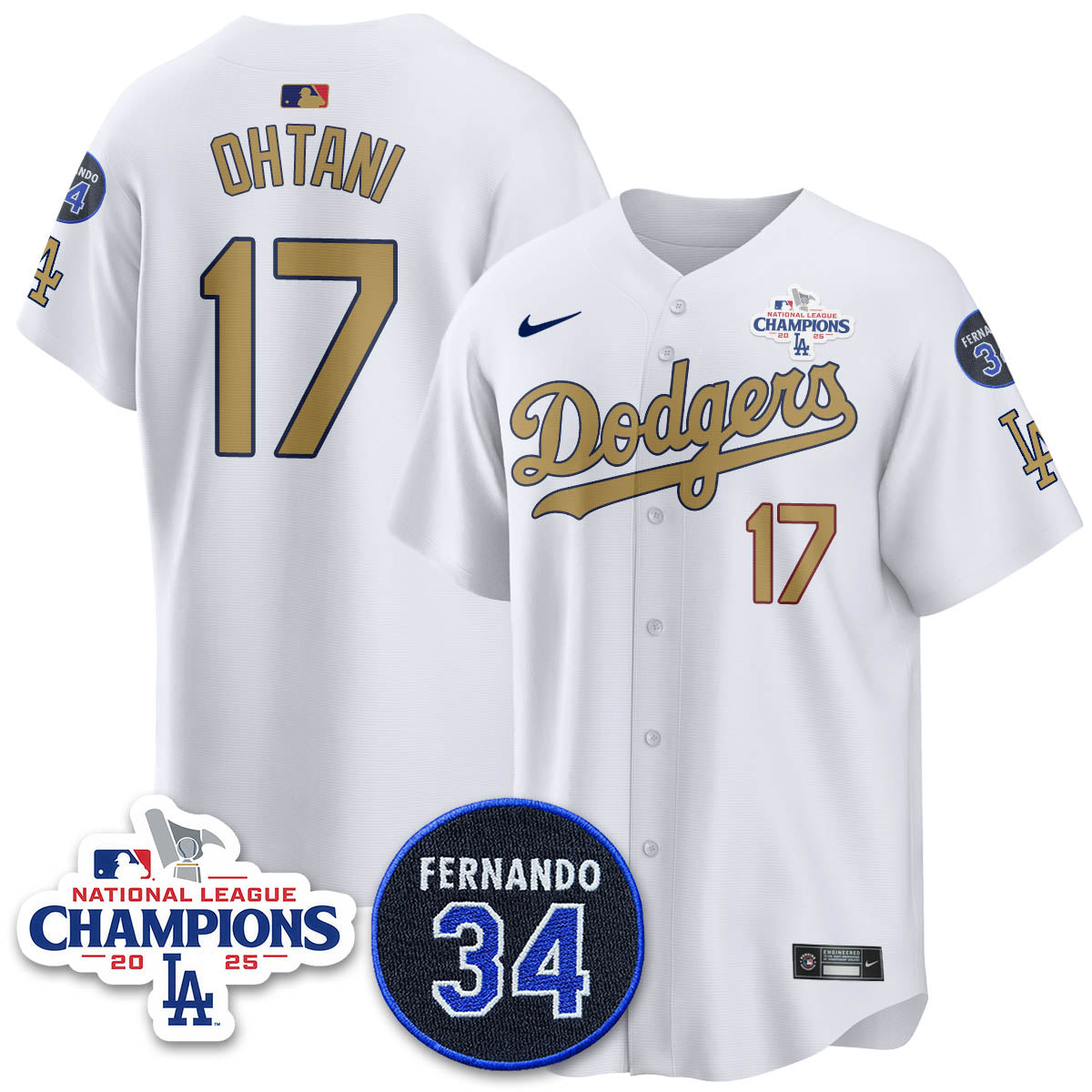 LAD 2025 NL Champions Jersey - Stitched