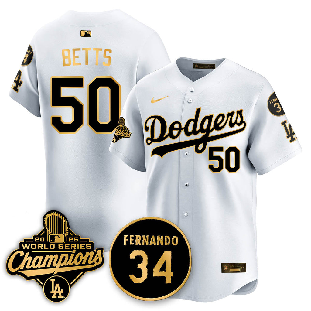 LAD 2025 World Series Champions Jersey - Stitched