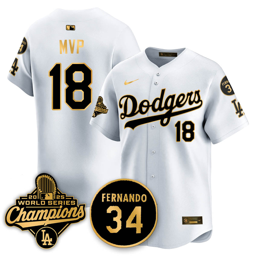 LAD 2025 World Series Champions Jersey - Stitched