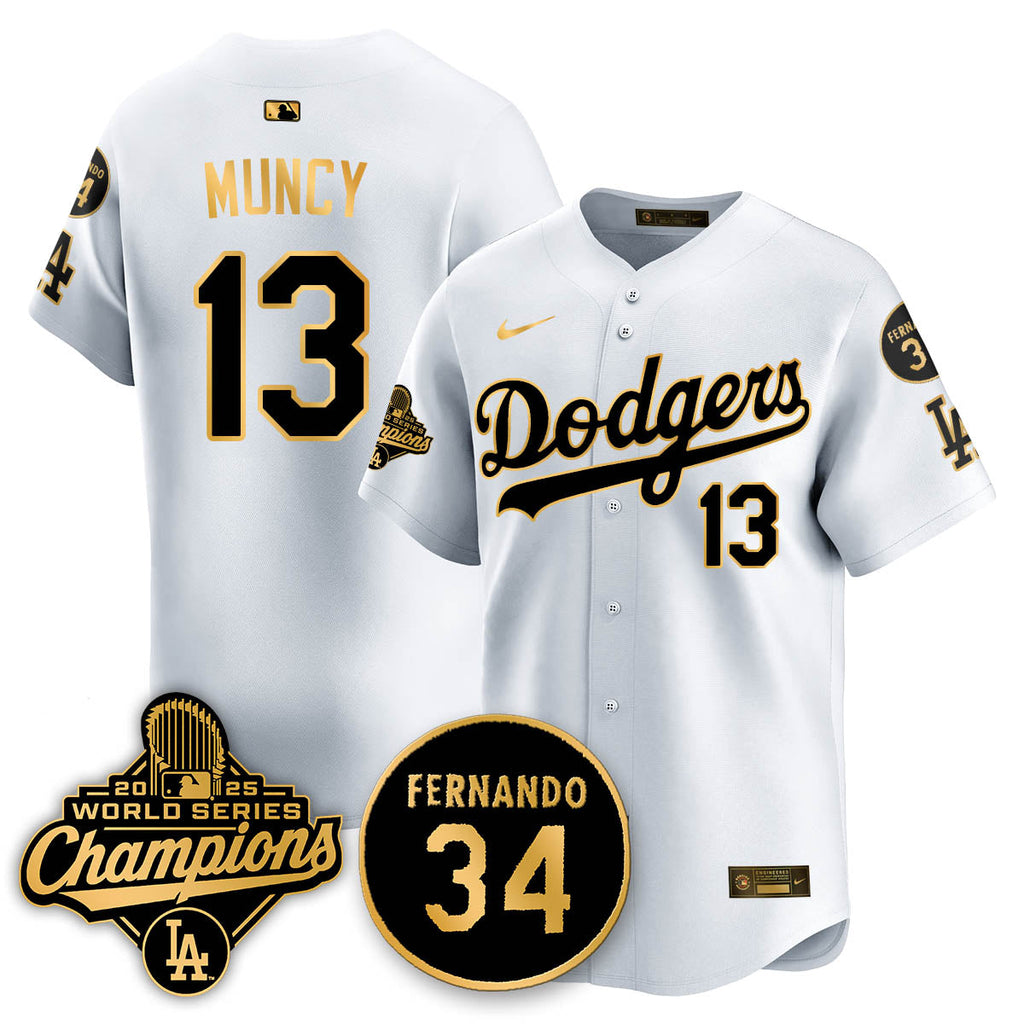 LAD 2025 World Series Champions Jersey - Stitched