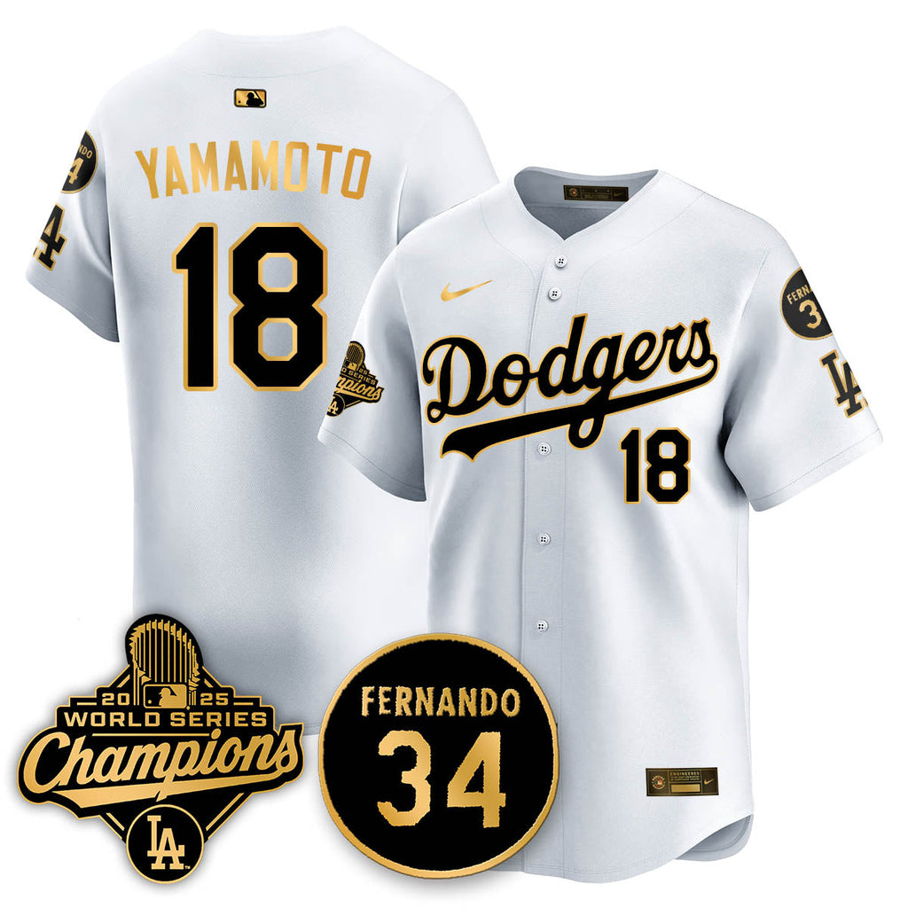 LAD 2025 World Series Champions Jersey - Stitched