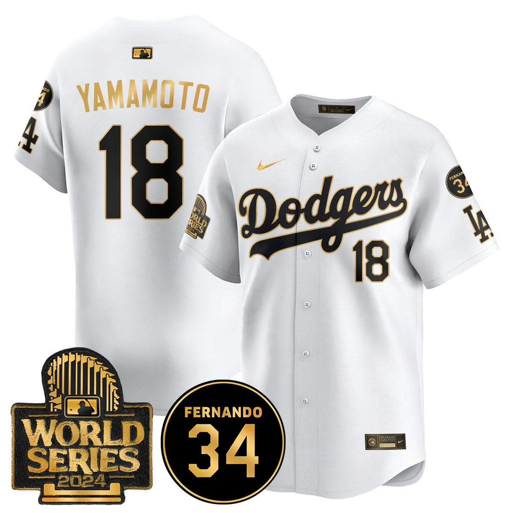 LAD Fernando Valenzuela Memorial Jersey - Stitched
