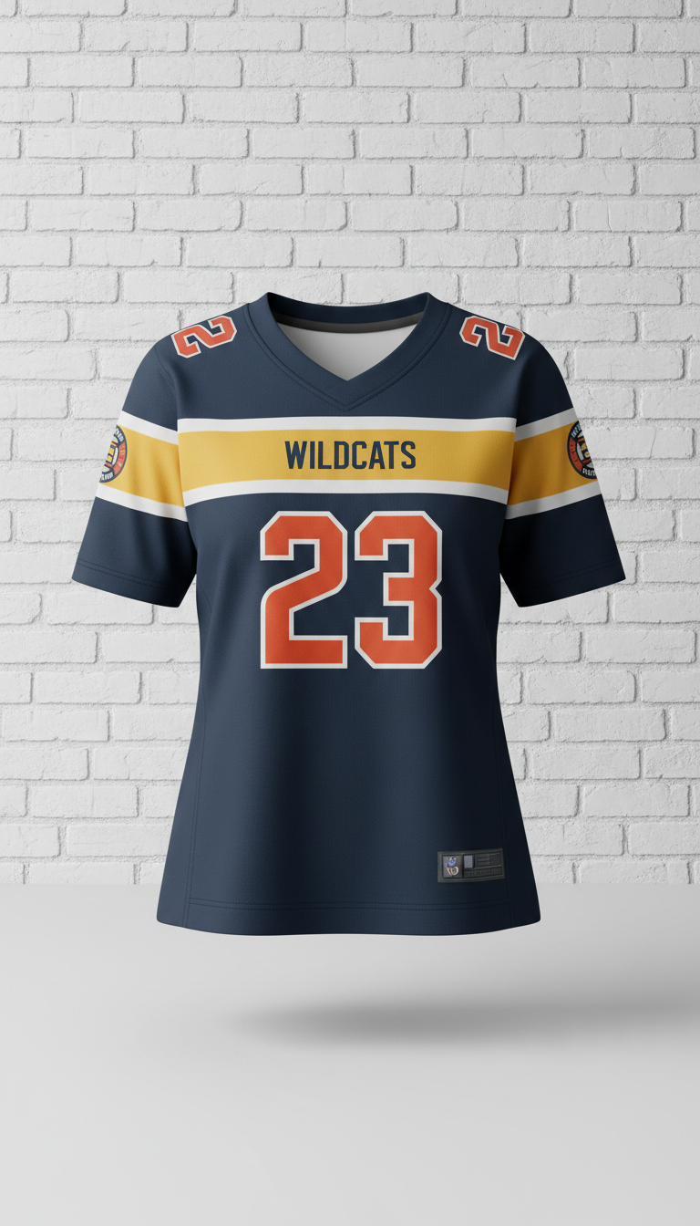 Women's replica team jersey with tailored fit