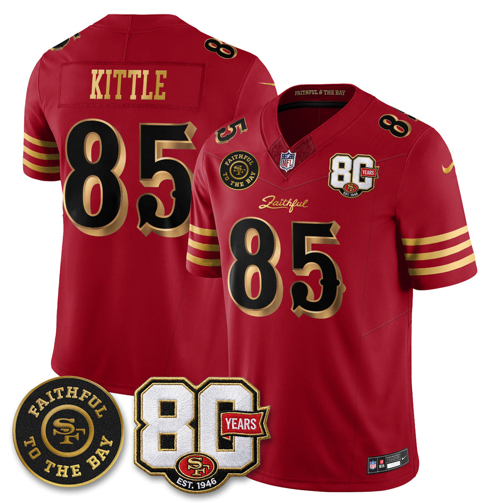 SF “Rivalries” Vapor Limited Jersey - Faithful To The Bay Patch - Stitched