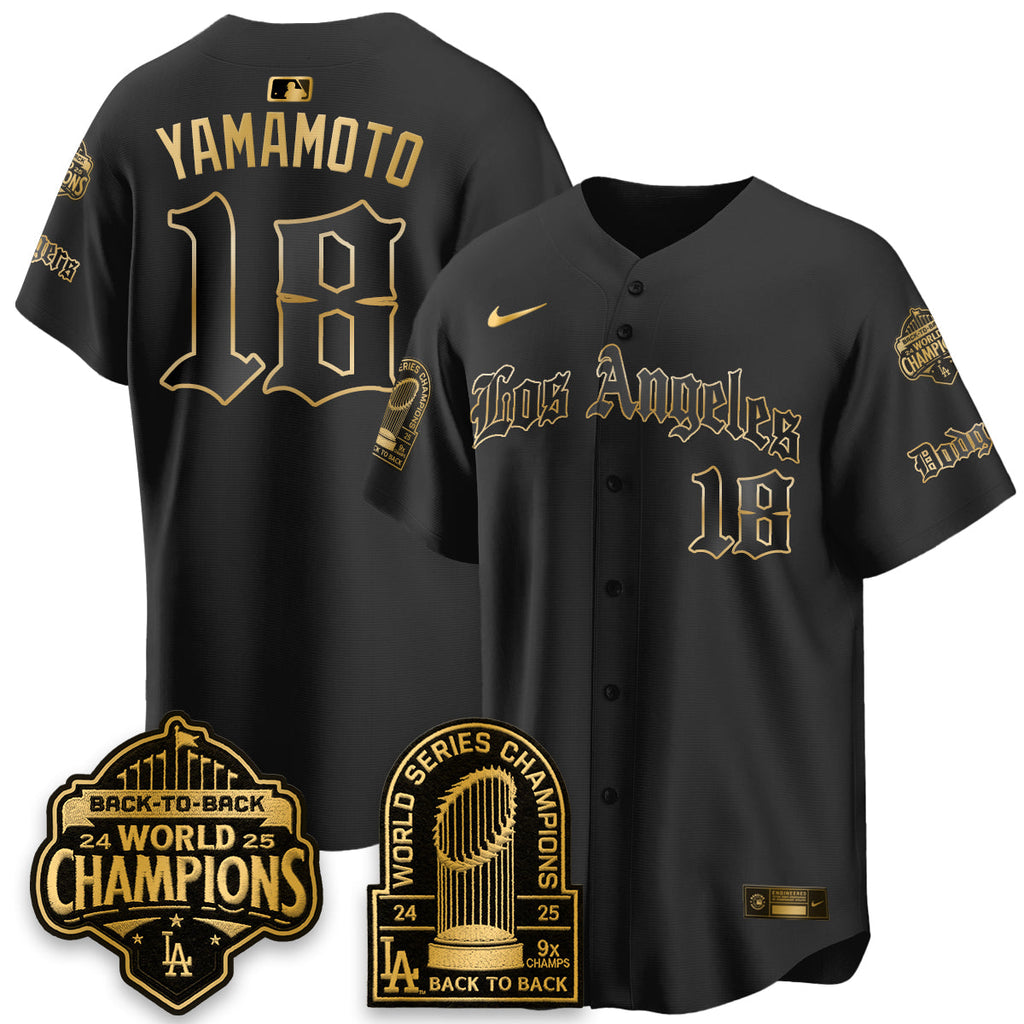 LAD WS Champions Back 2 Back Patch Vapor Premier Limited Gothic Edition Jersey - Stitched