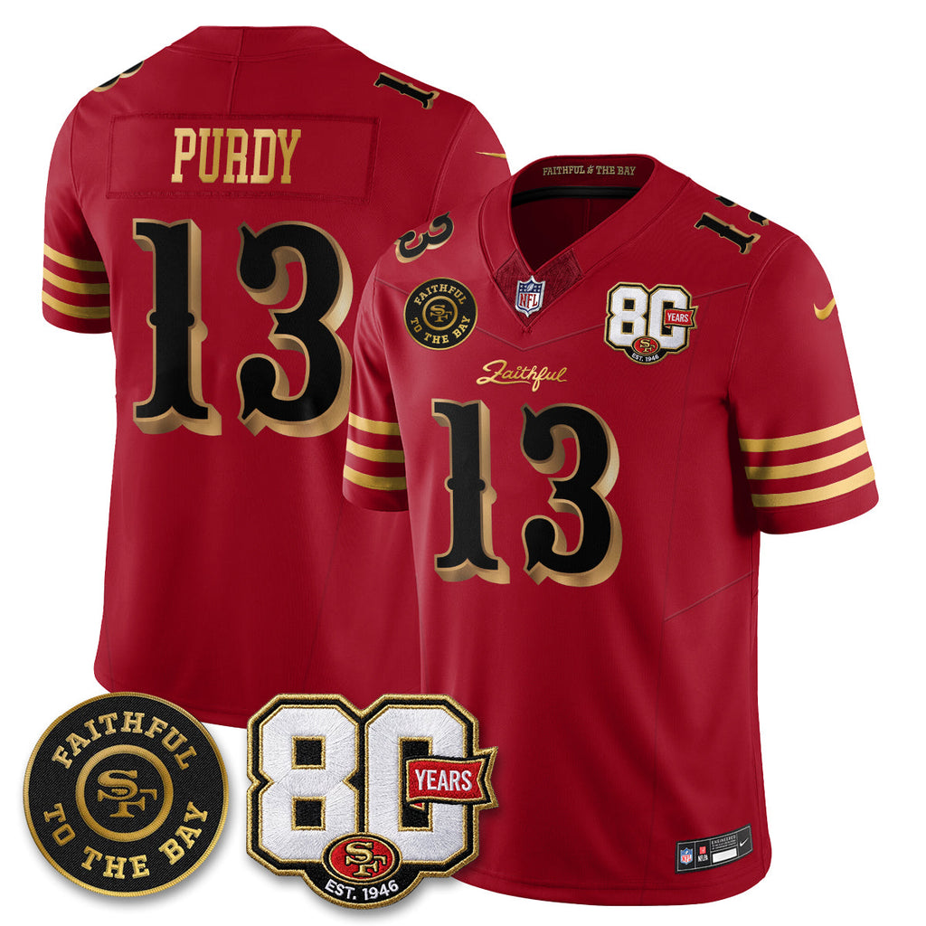 SF “Rivalries” Vapor Limited Jersey - Faithful To The Bay Patch - Stitched