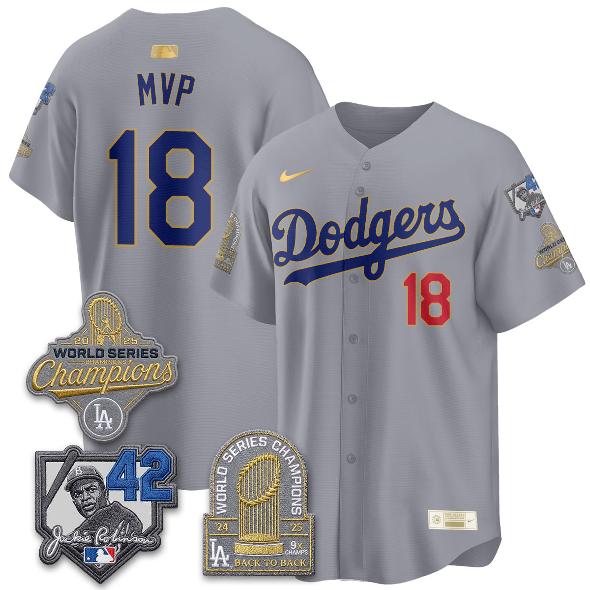 LAD 2026 Jackie Robinson New Era Vapor Limited Jersey - Stitched