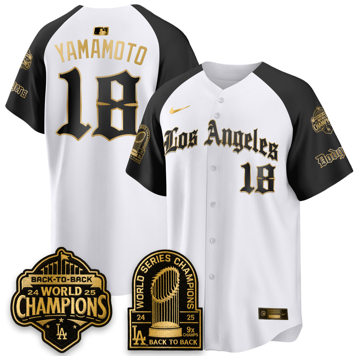LAD WS Champions Back 2 Back Patch Vapor Premier Limited Gothic Edition Jersey - Stitched