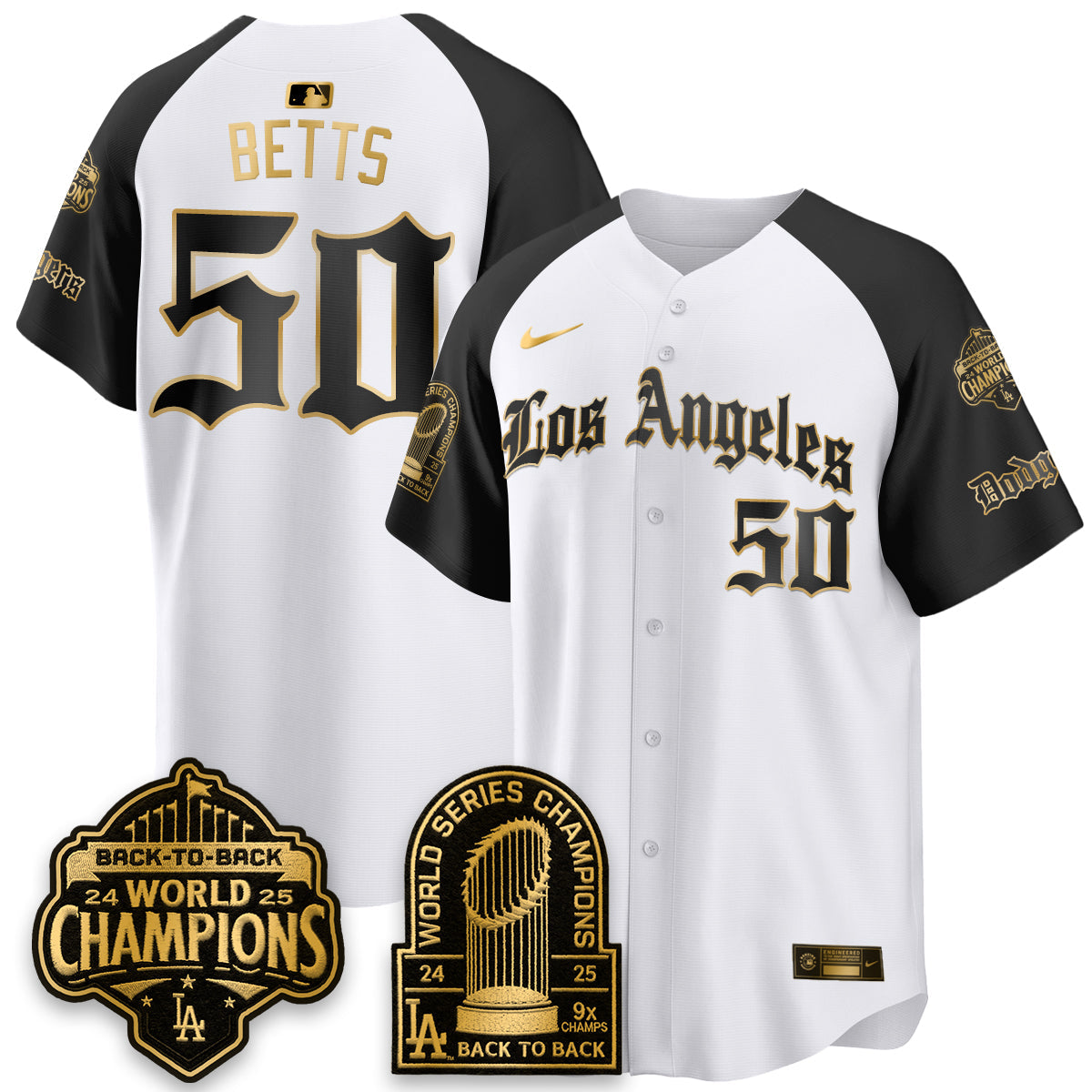 LAD WS Champions Back 2 Back Patch Vapor Premier Limited Gothic Edition Jersey - Stitched