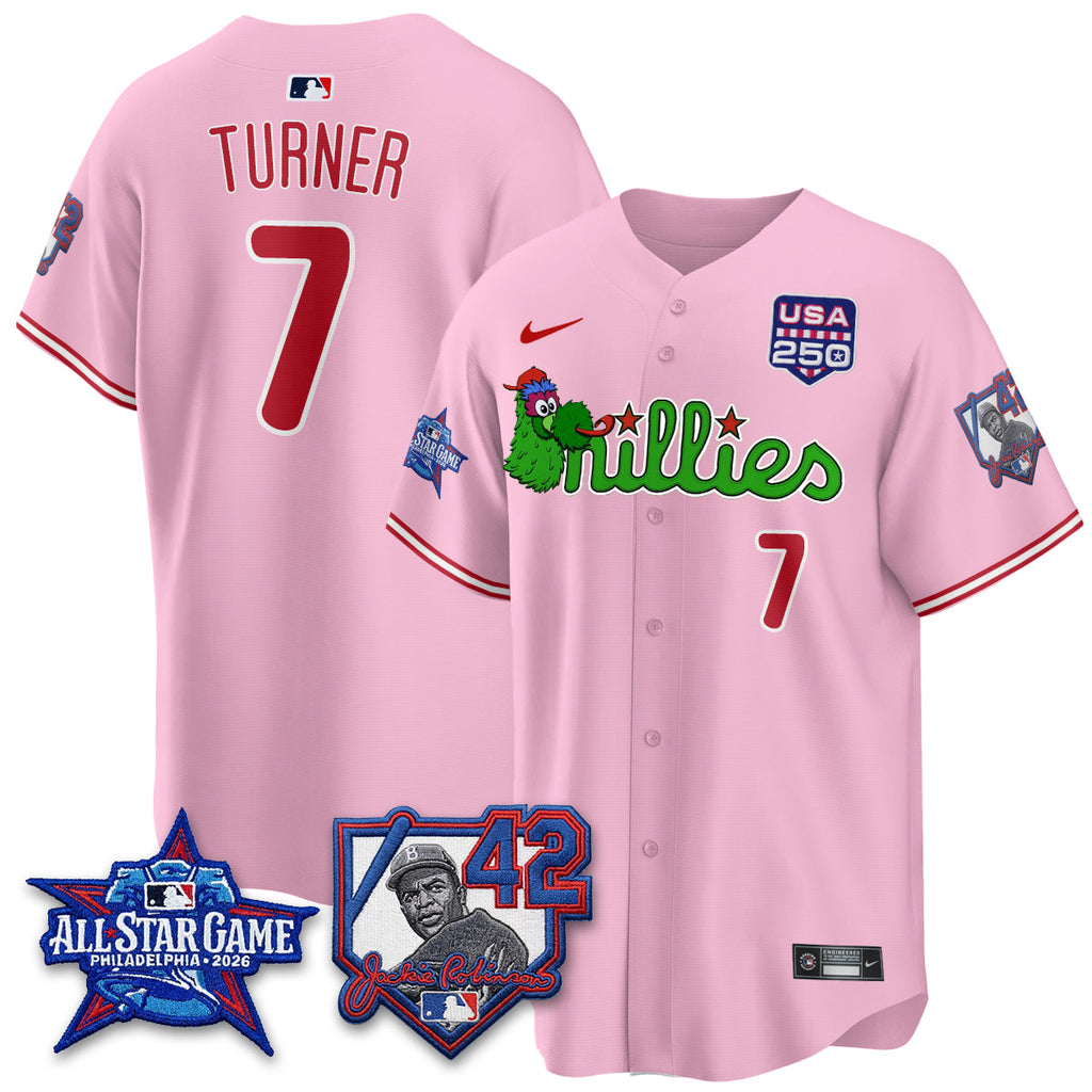PHI Phanatic 2026 New Era & 250th USA Vapor Limited Jersey - All Star Game - Stitched