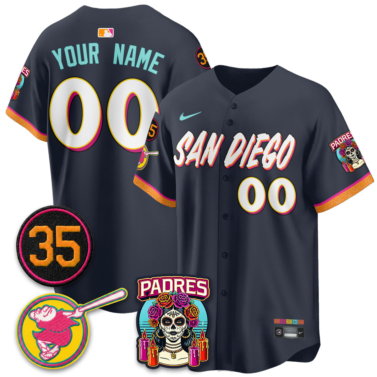 SD 2026 City Connect Vapor Premier Limited Custom Jersey - Stitched V2