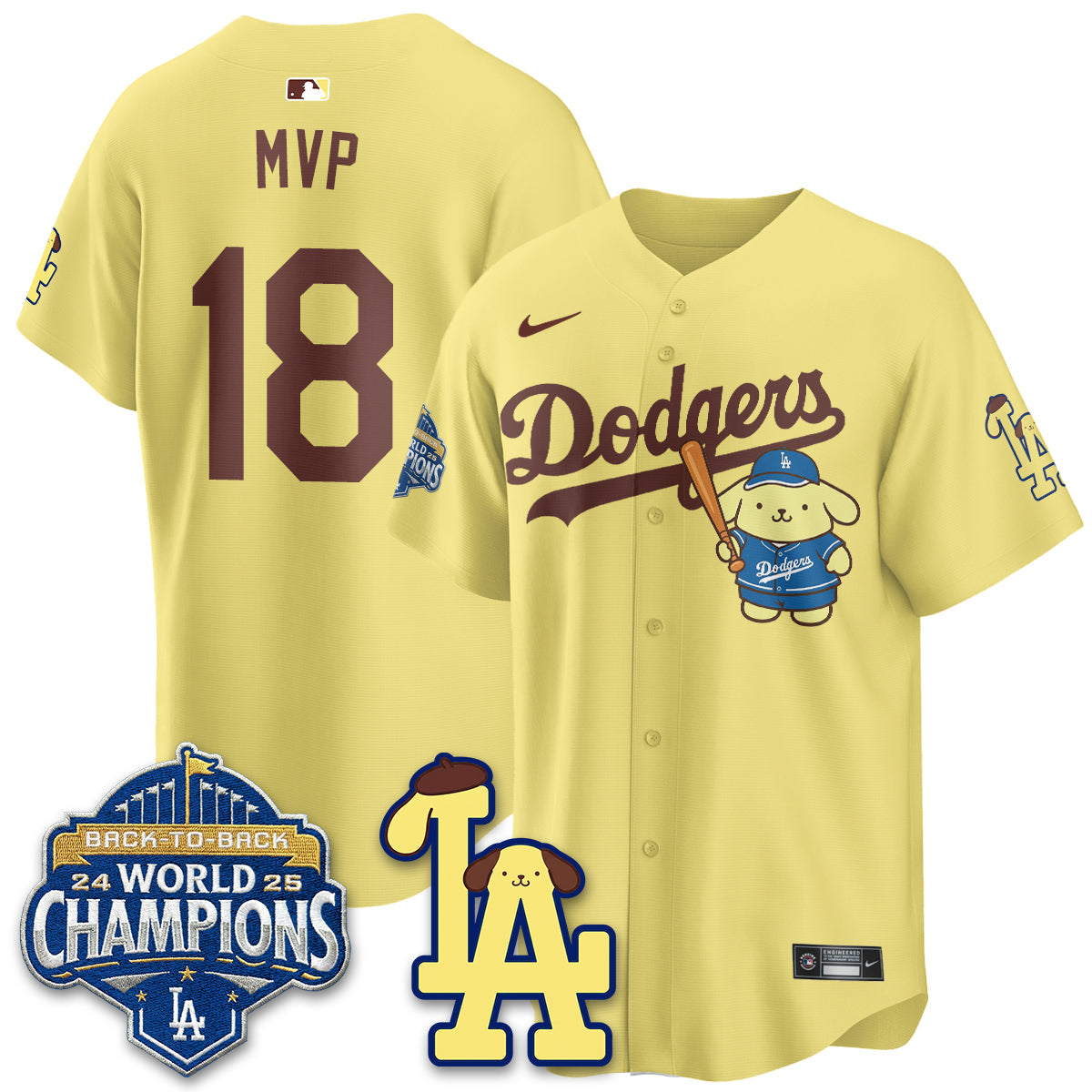LAD Pompompurin Edition Vapor Jersey - Stitched