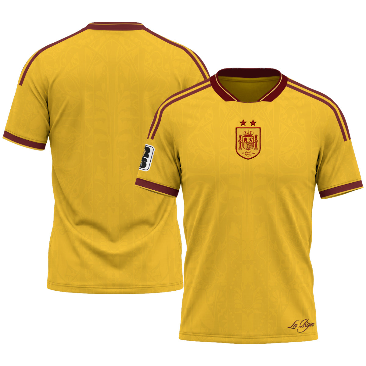 Spain 2026 Soccer Champions Vapor Jersey V2- Printed