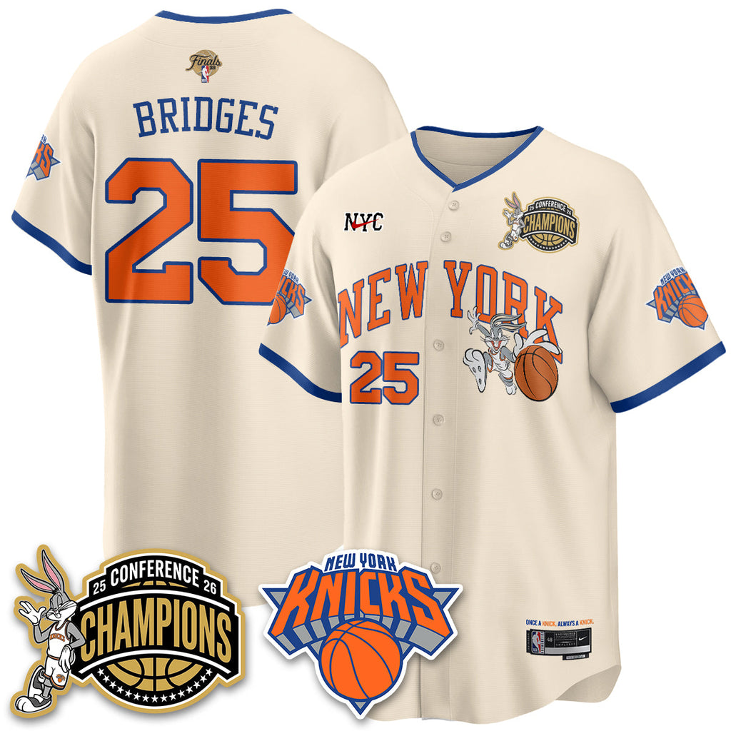 NYK 2026 Basketball  Finals x Bunny Vapor Jersey V2- Stitched