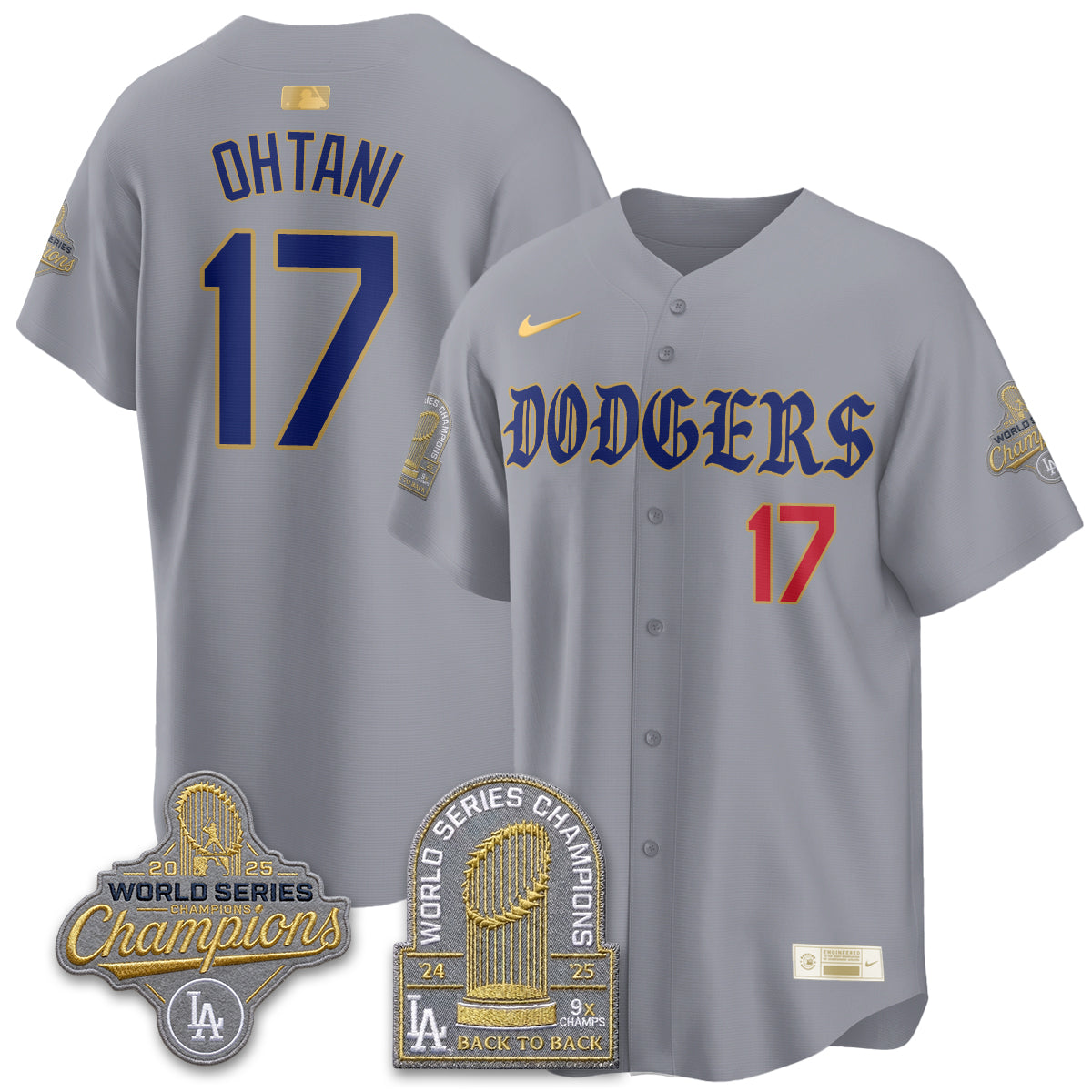 LAD Vapor Limited Jersey - Back to Back 9x Champs - Stitched