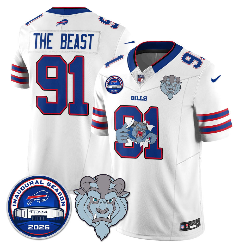 BUF x Hairy Blue Beast Edition Vapor Jersey - Stitched