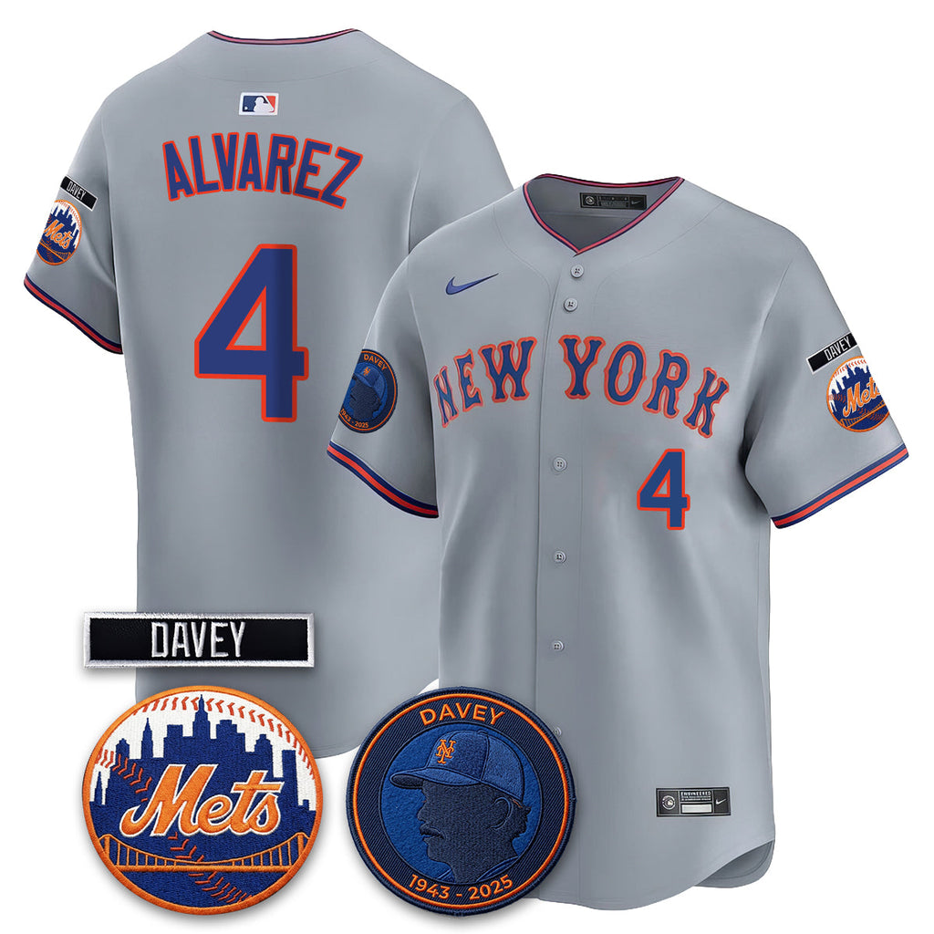 NYM 2026 Davey Johnson In Memoriam Vapor Limited Jersey - Stitched