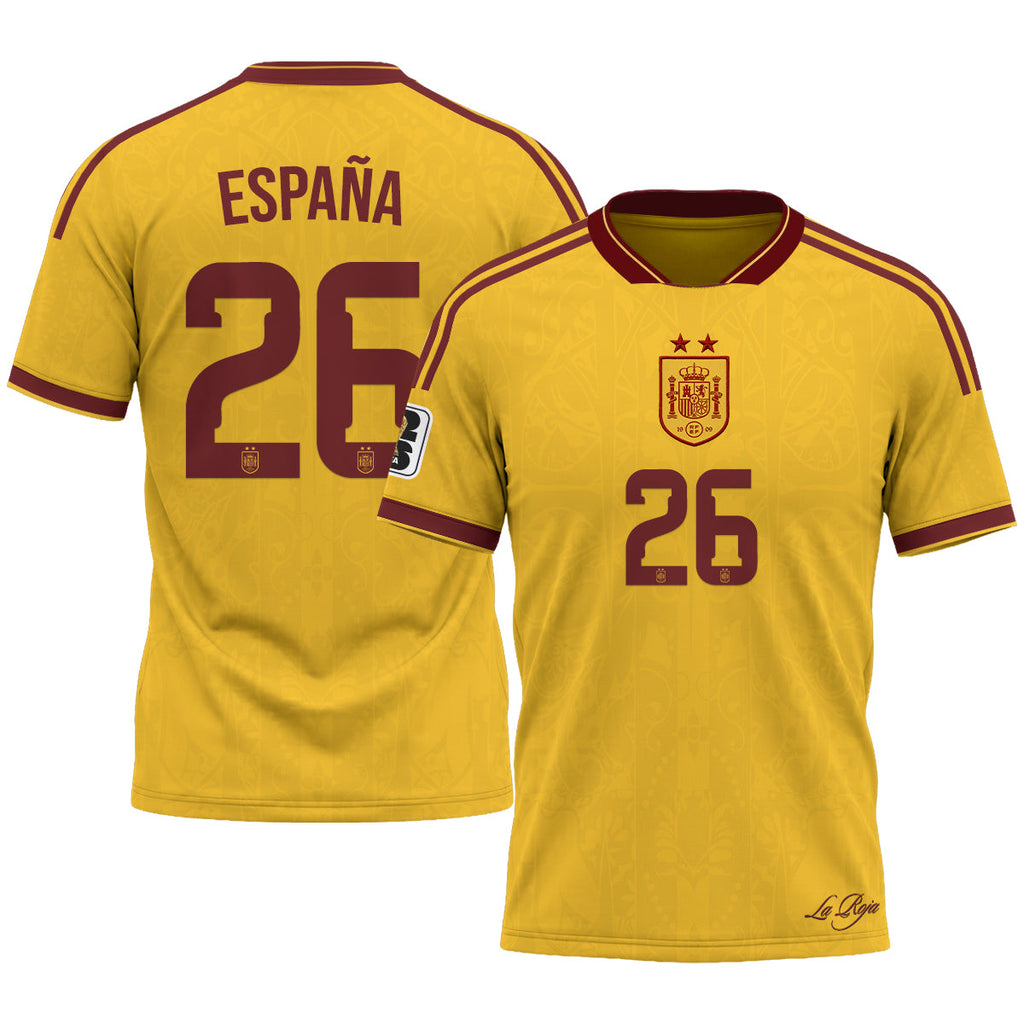 Spain 2026 Soccer Champions Vapor Jersey V2- Printed