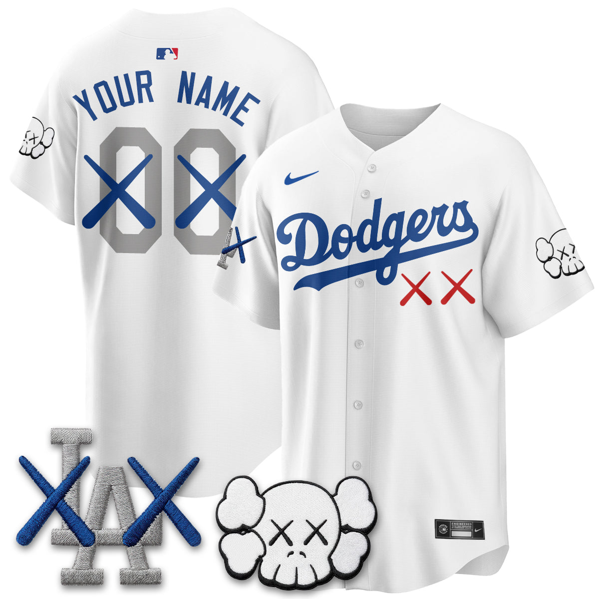 LAD x KAWS Edition Vapor Custom Jersey - Stitched