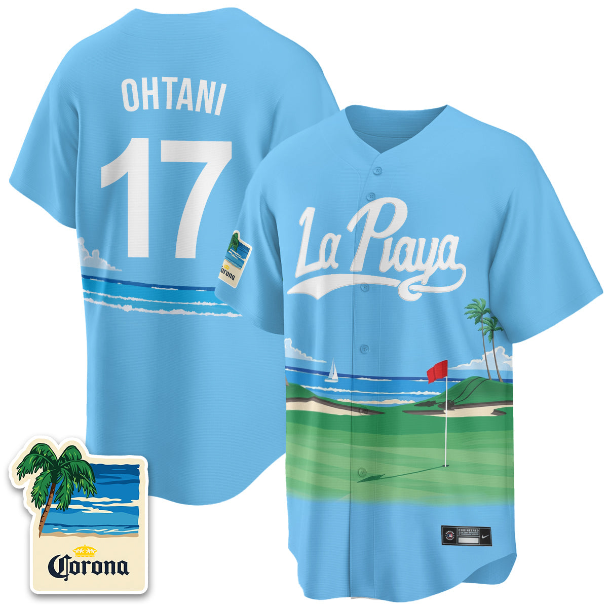 LAD Beach Connect "La Playa" Edition Vapor Jersey- Patch Stitched