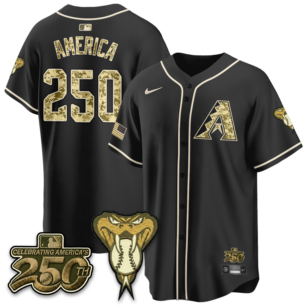 ARI Salute to Service 2026 Vapor Premier Limited Jersey - Stitched