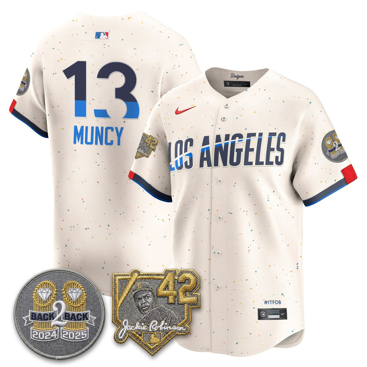 LAD -  2026 Jackie Robinson Day Vapor Limited Jersey - Stitched