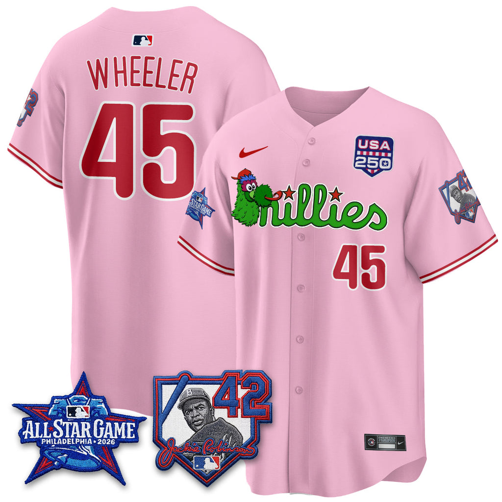 PHI Phanatic 2026 New Era & 250th USA Vapor Limited Jersey - All Star Game - Stitched